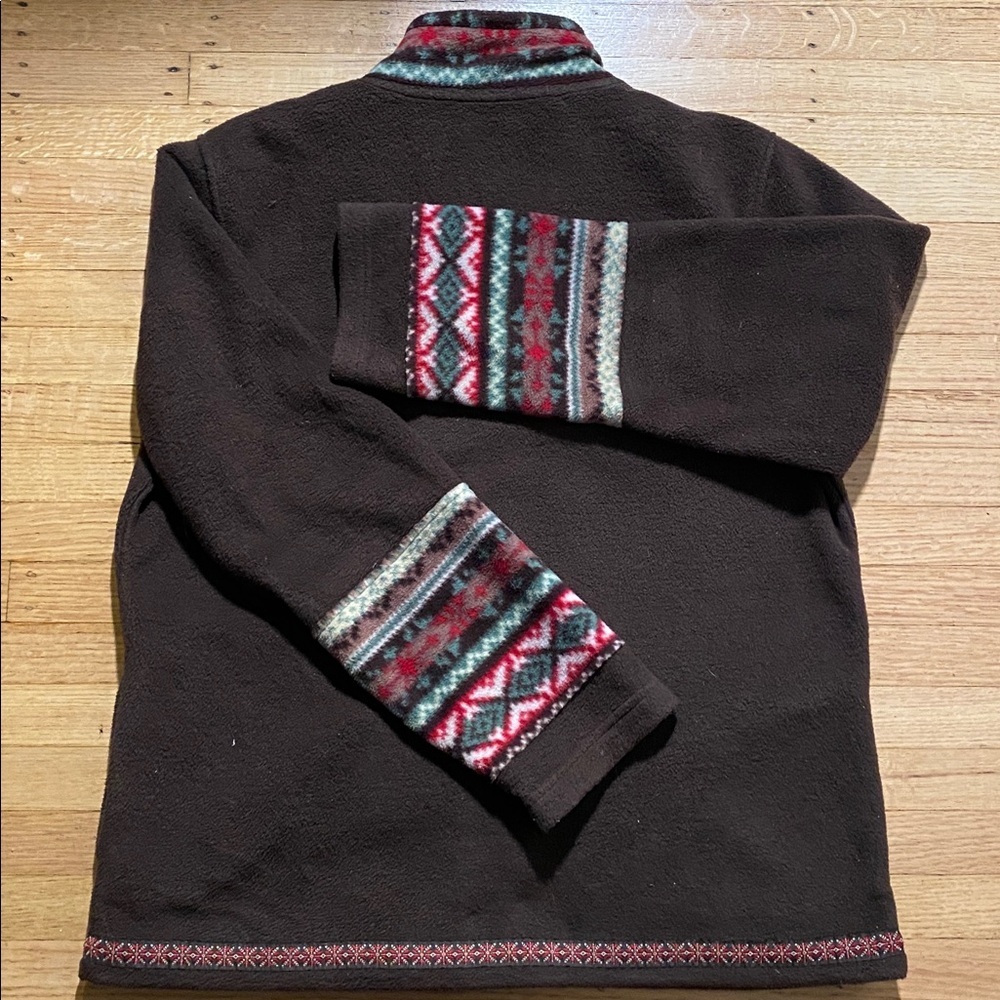 Northern Reflections Patterned Fleece Jacket - Picture 4 of 4